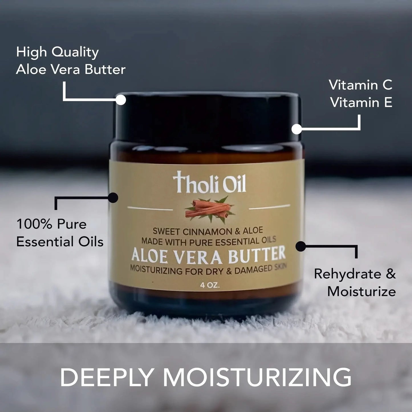 Tholi Oil Aloe Vera Butter - Skin Moisturizing and Restoration