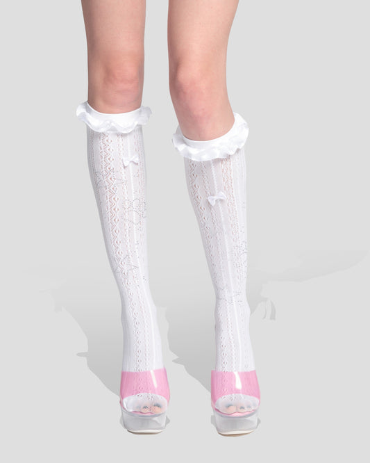 Kitten Stardust Knee Highs