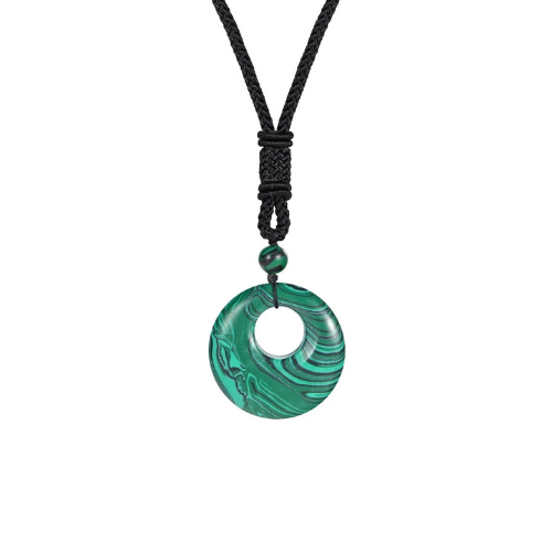 Malachite crystal necklace | Guardian stone - Concordia Style Boutique