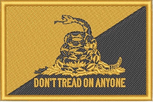 Ancap Gadsden Flag Morale Patch - Concordia Style Boutique