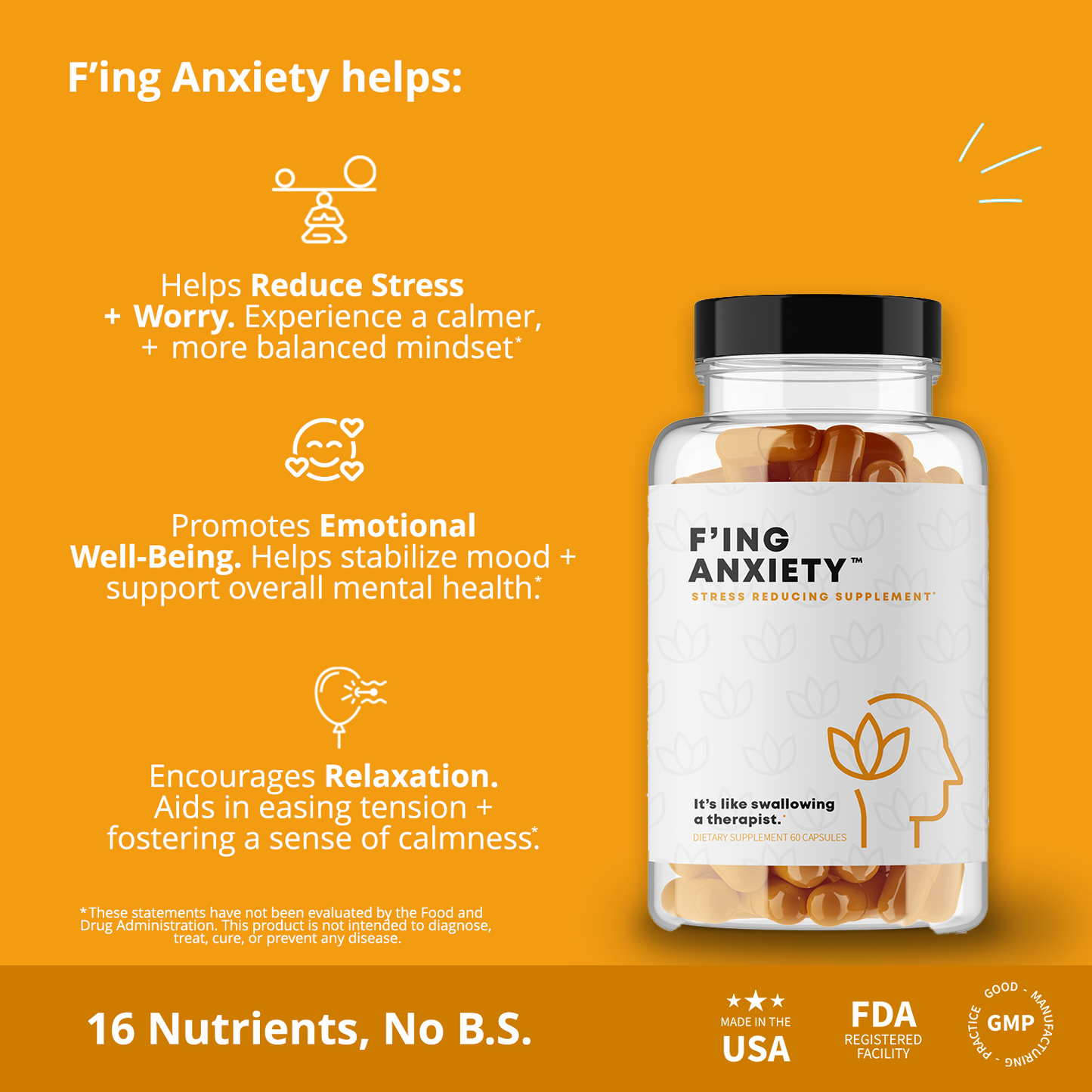F'ing Anxiety - Natural Remedies & Supplements for Anxiety - Concordia Style Boutique