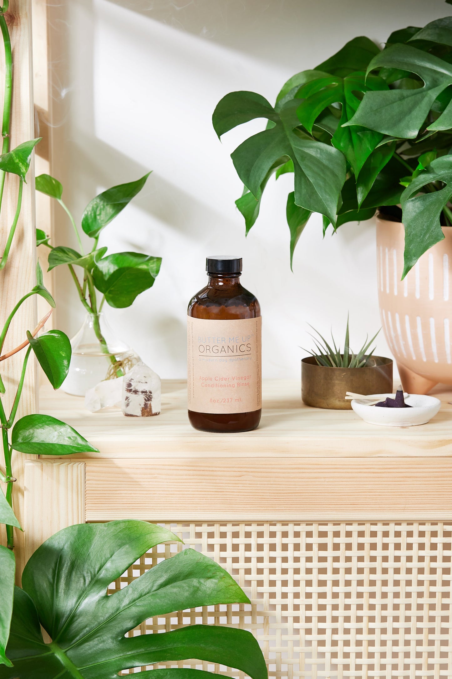 Apple Cider Vinegar Conditioning Rinse / HAIR RINSE / Organic Conditioner / Herbal Hair Rinse / No Poo / Vinegar Rinse - Concordia Style Boutique