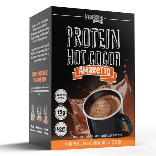 Amaretto Protein Hot Chocolate - High Protein & Low in Carbs, Keto-Friendly - Concordia Style Boutique