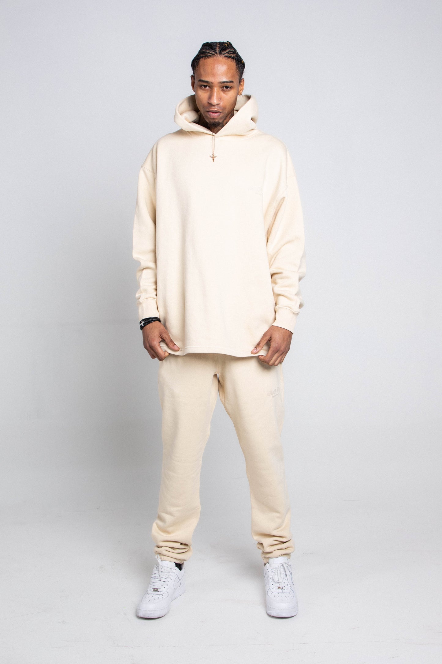 AJ1120EP/H LOOSE FLEECE HOODIE SET