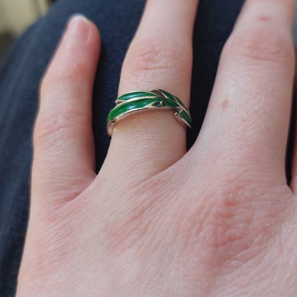 PLANTAIN LEAF RING (ADJUSTABLE) - Concordia Style Boutique
