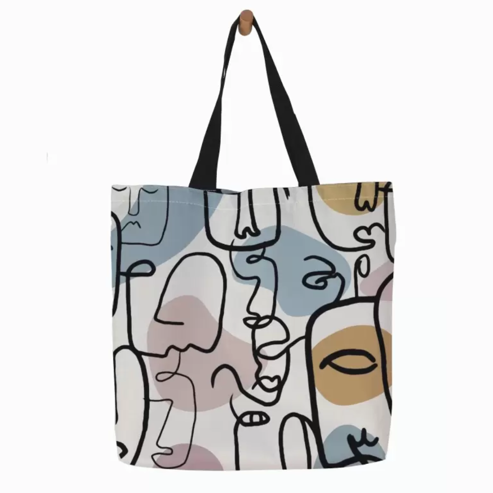 FIGURE ABSTRACT TOTE - Concordia Style Boutique