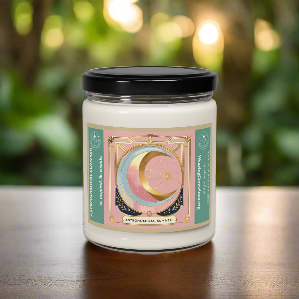 Astronomical Summer Celestial Scented Soy Candle - 9 Oz Jar
