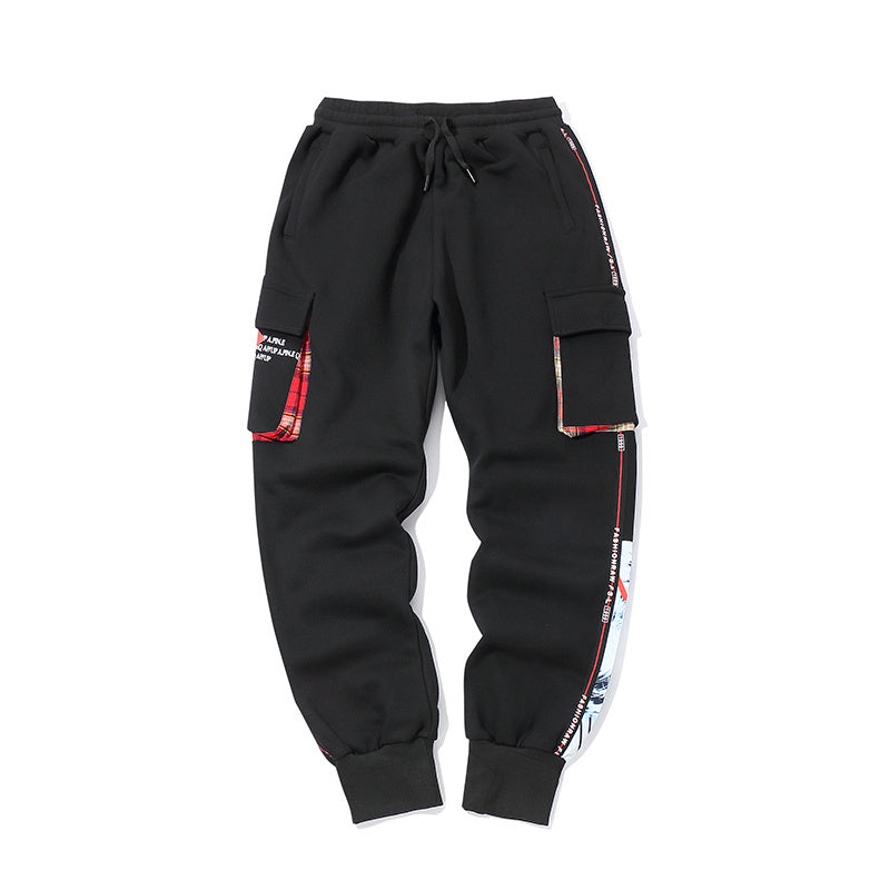 APE2883 Waves Artwork Joggers - Concordia Style Boutique