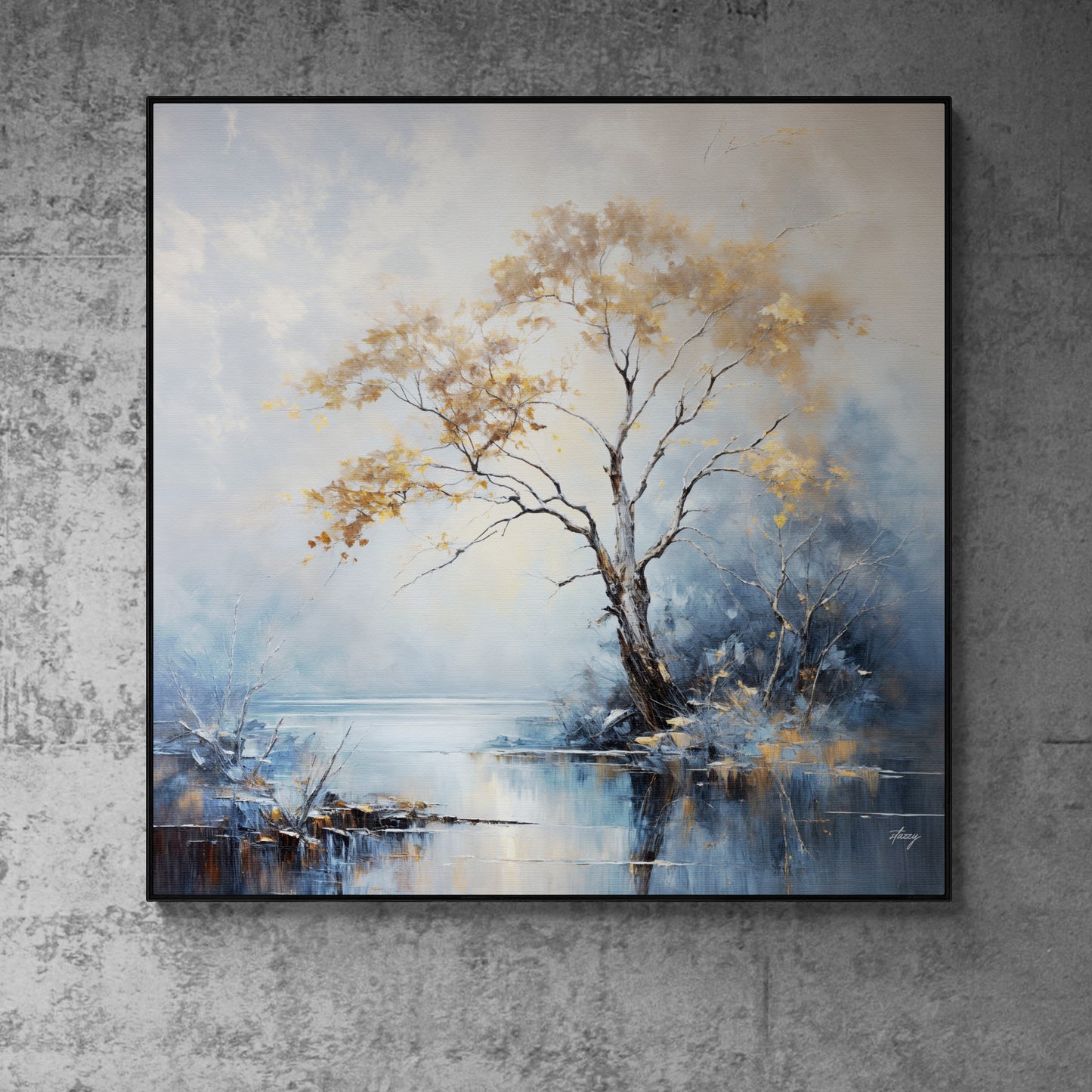 Canvas Print: "Autumnal Reflection"