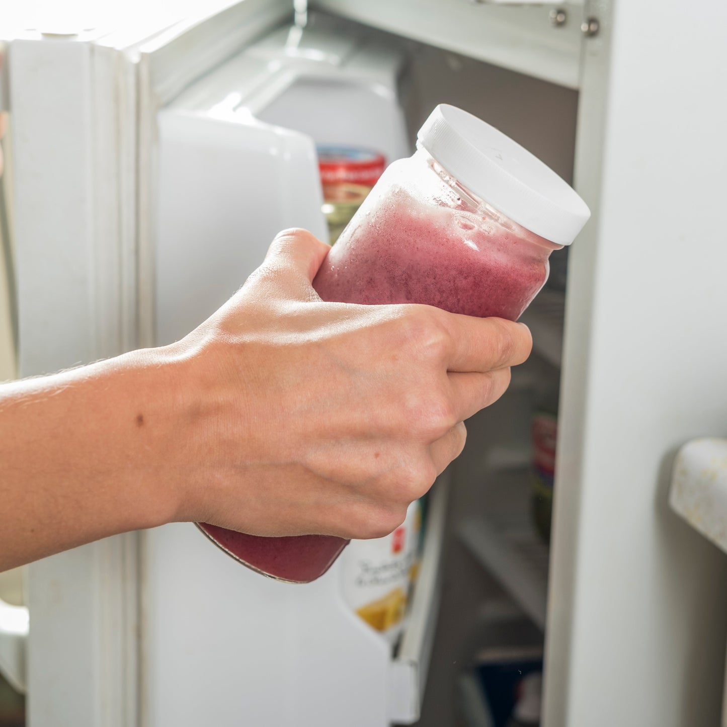 Original Series Wide Mouth Glass Bottles w/ Lids & Silicone Liner, 16 oz