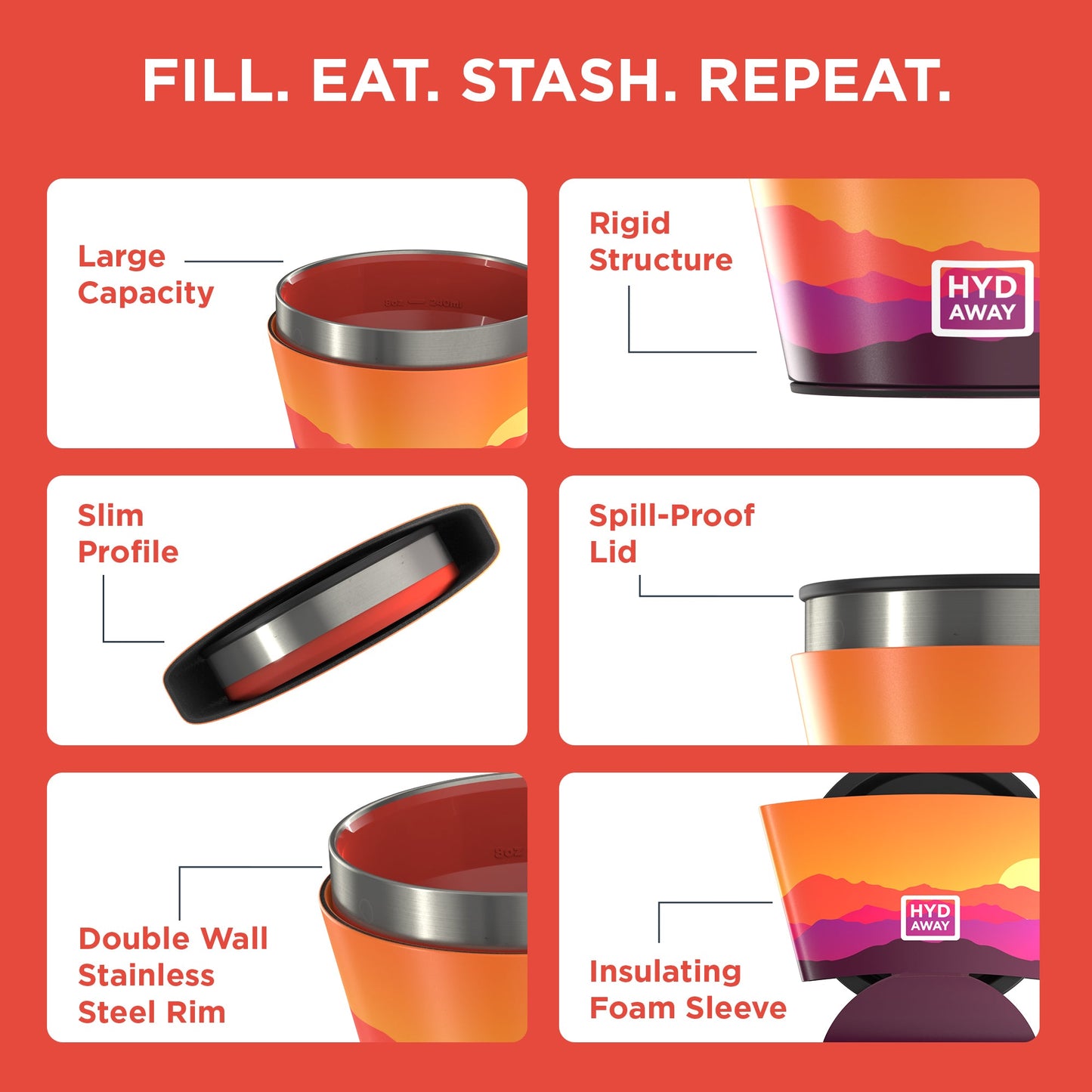 Collapsible Insulated Bowl | 1.5-Cup - Concordia Style Boutique