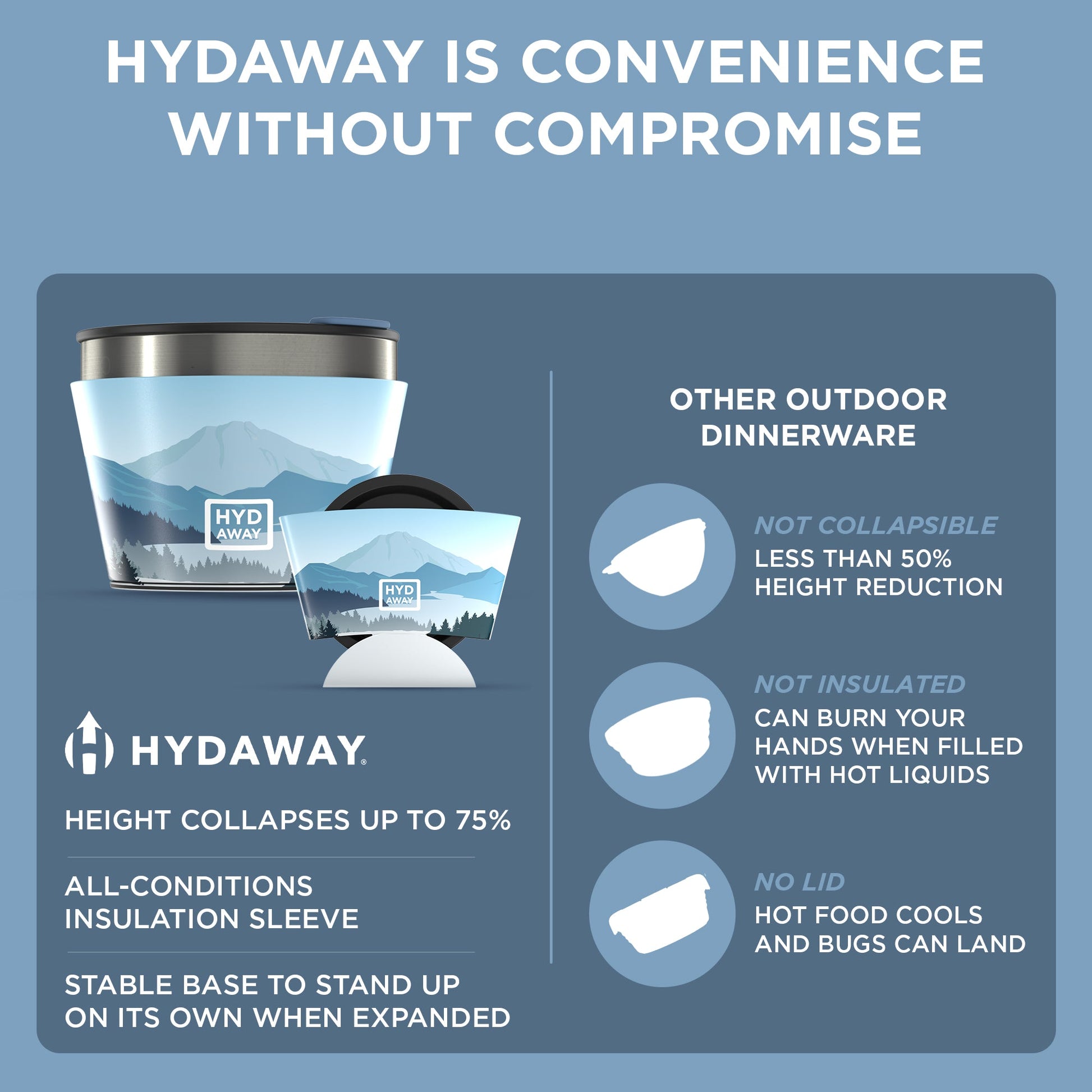 Collapsible Insulated Bowl | 1.5-Cup - Concordia Style Boutique