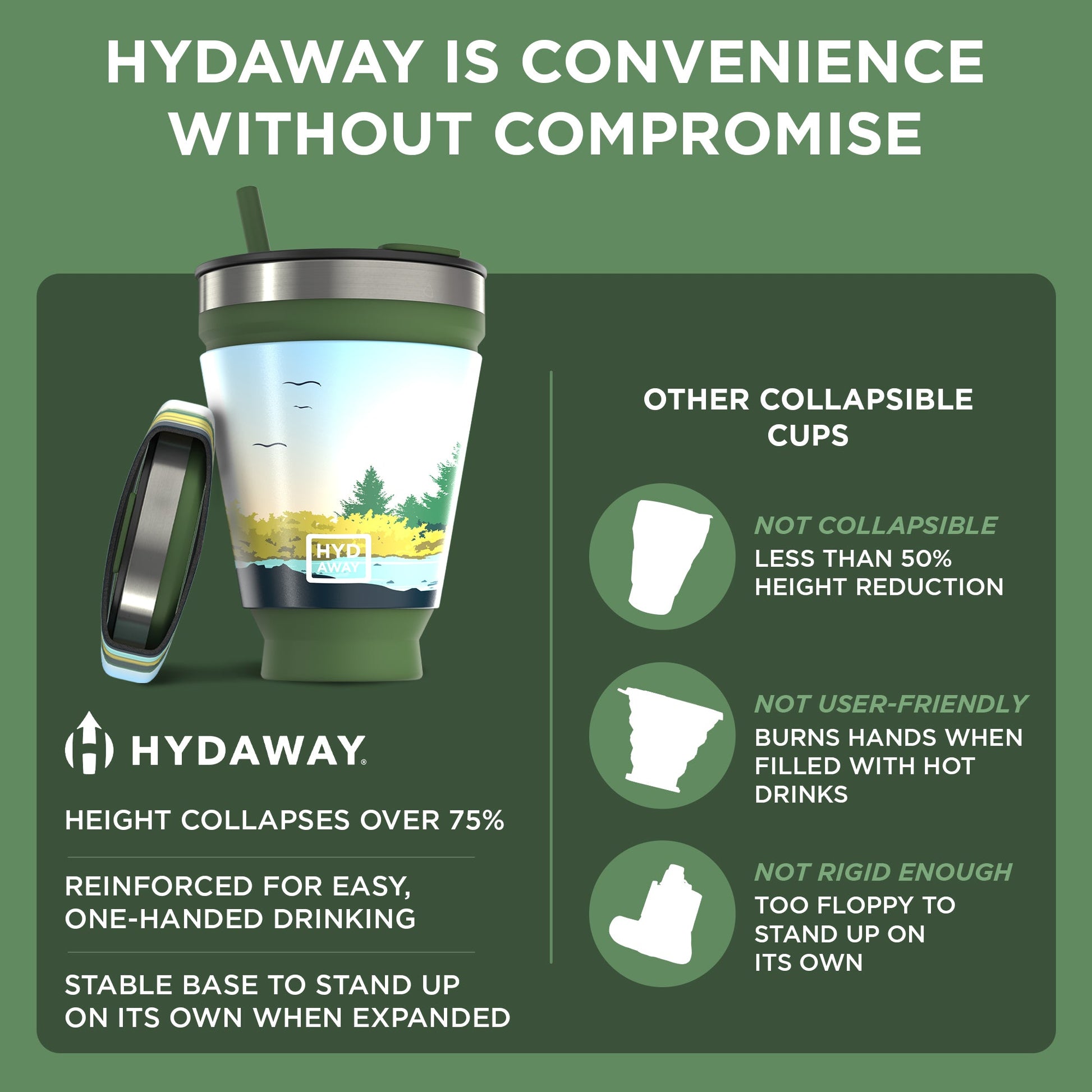 Collapsible Insulated Drink Tumbler - Concordia Style Boutique