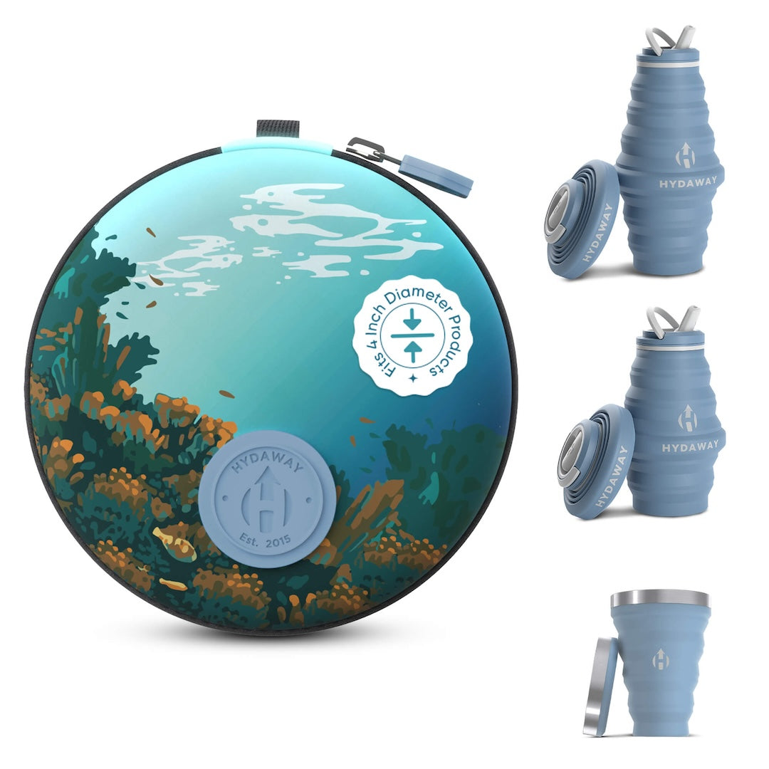Collapsible Water Bottle Travel Case - Bottle not included - Concordia Style Boutique