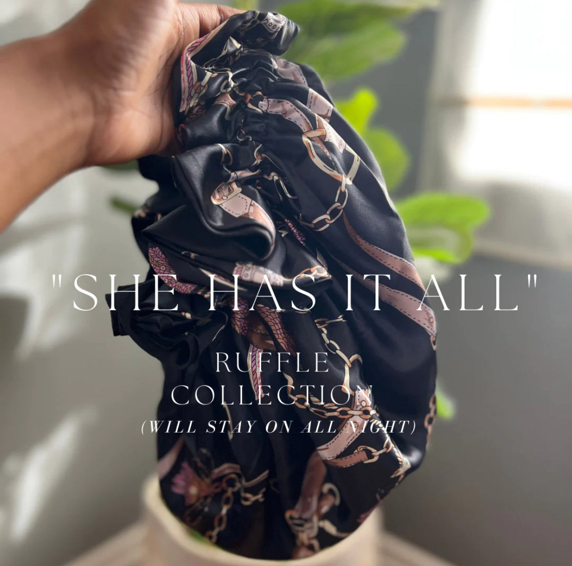 Pretty Blue All Satin Bonnet