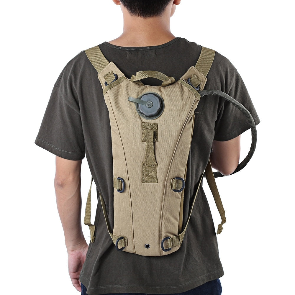 3L Water Bag Molle Military Tactical Hydration Backpack