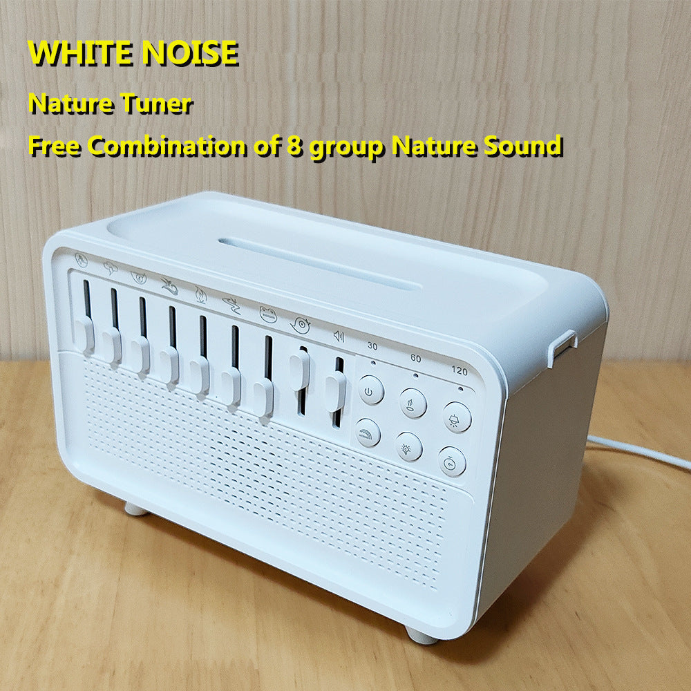 White noise sleep aid device with Bluetooth speaker
