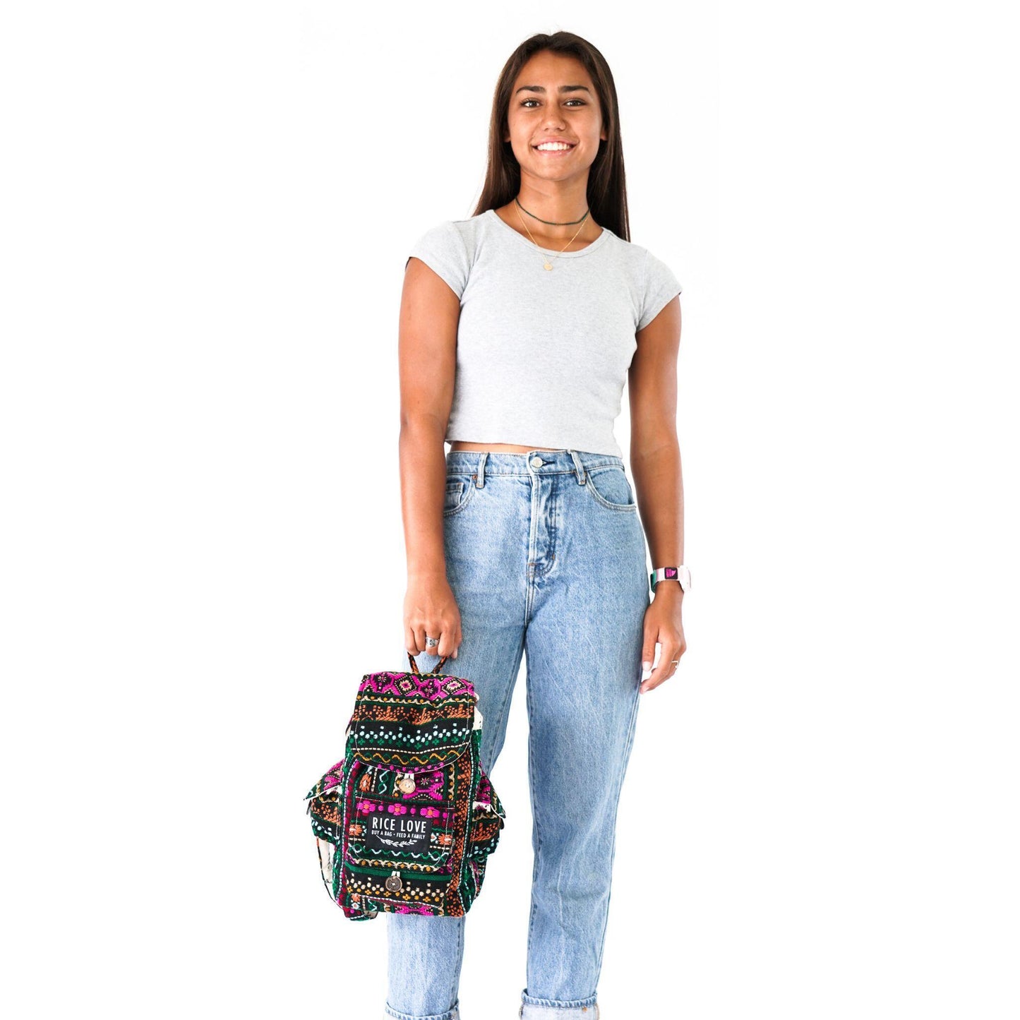 Mini Recycled Travel Backpack Dana