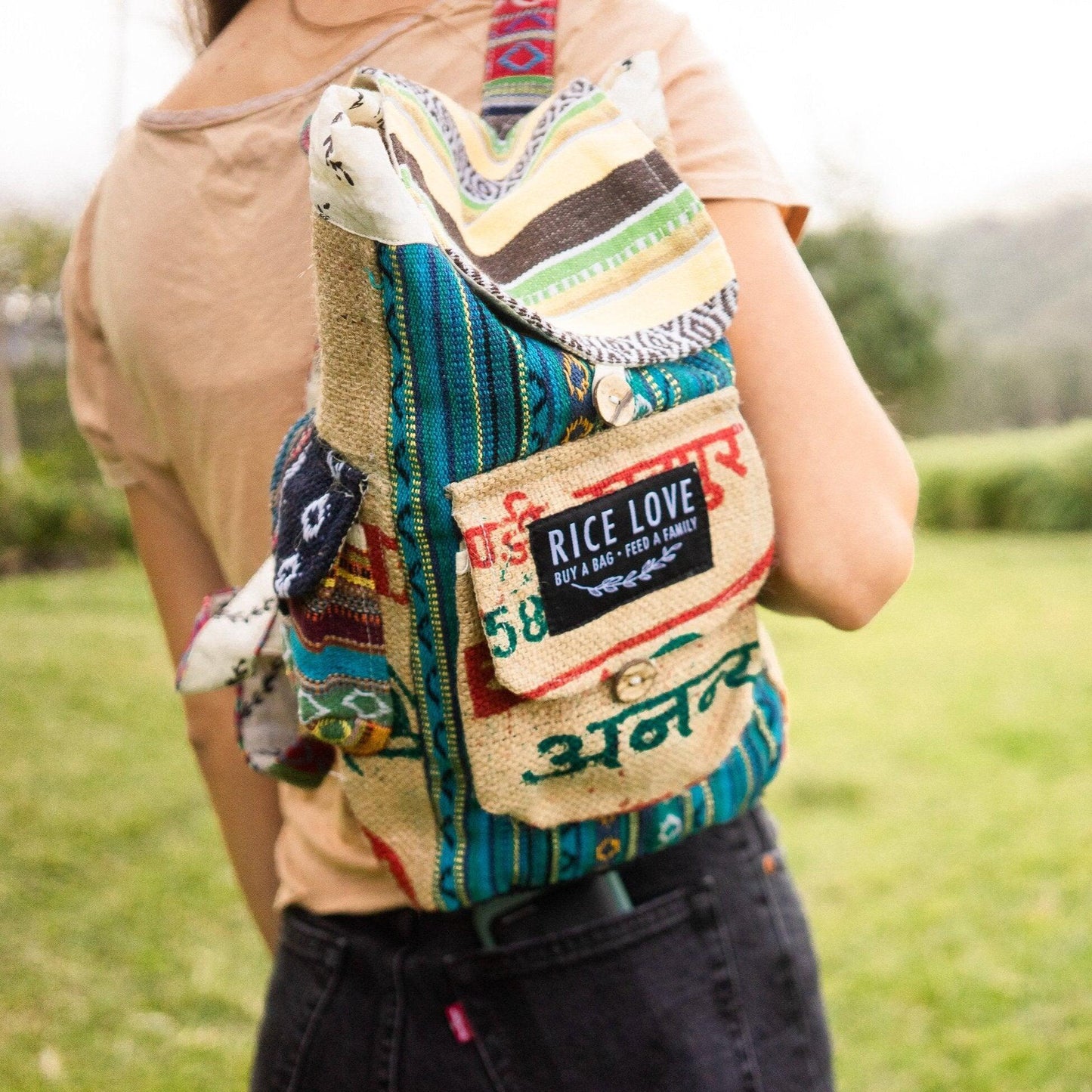 Mini Recycled Travel Backpack Goa