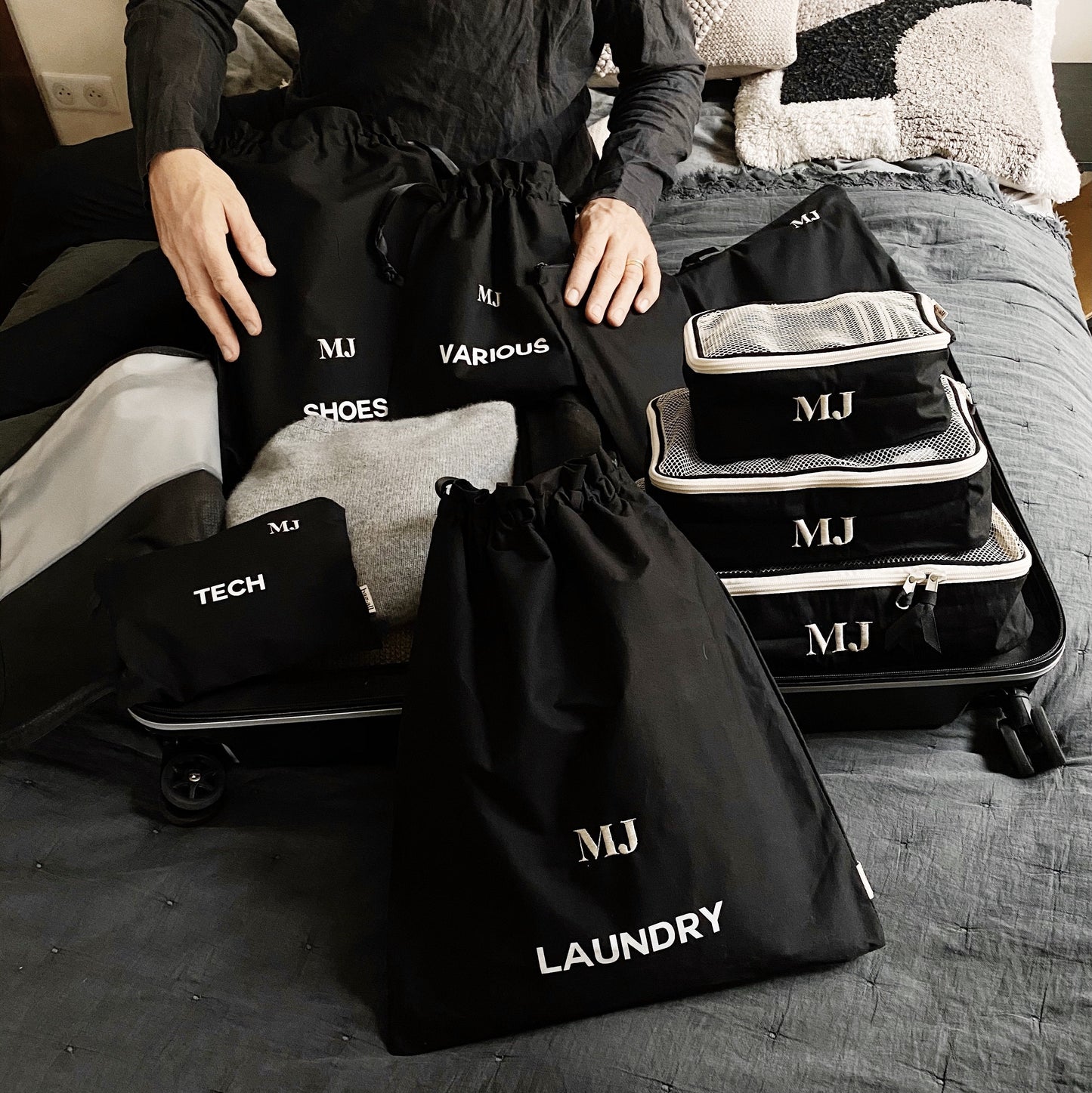 BA Travel Set, 8-pack Black - Concordia Style Boutique
