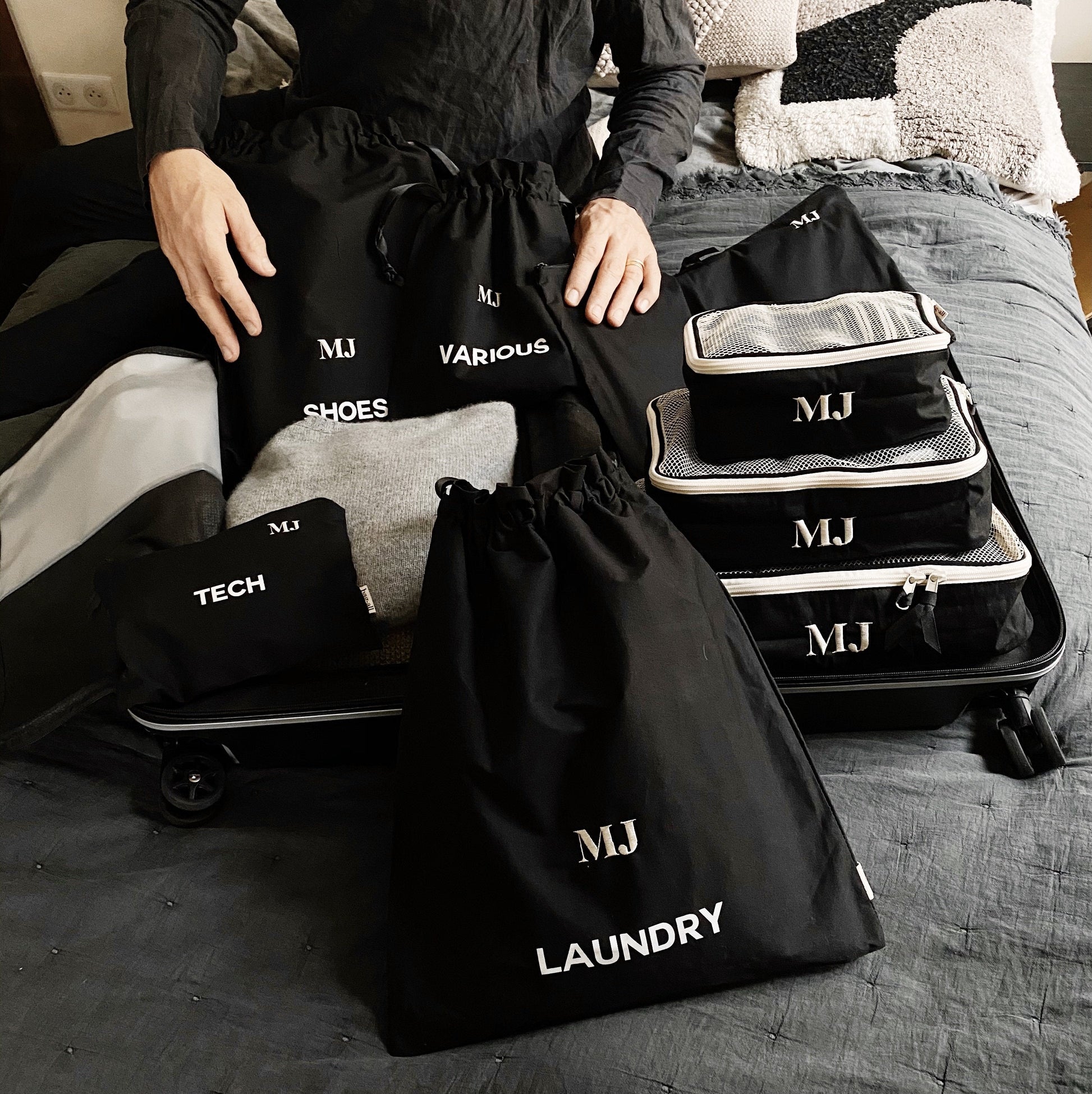BA Travel Set, 8-pack Black - Concordia Style Boutique