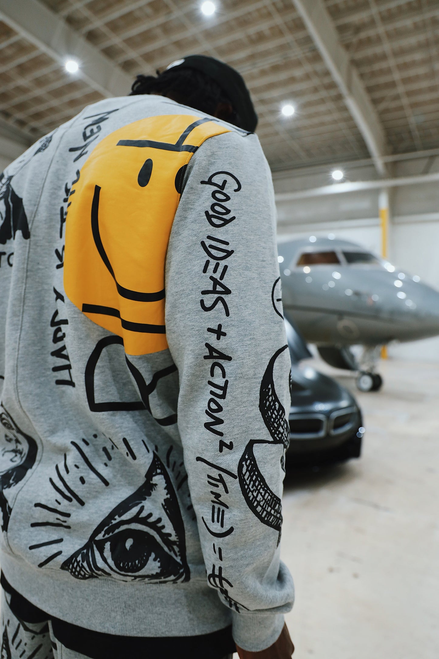 New Rich Crewneck Sweater (Heather Grey) - Concordia Style Boutique