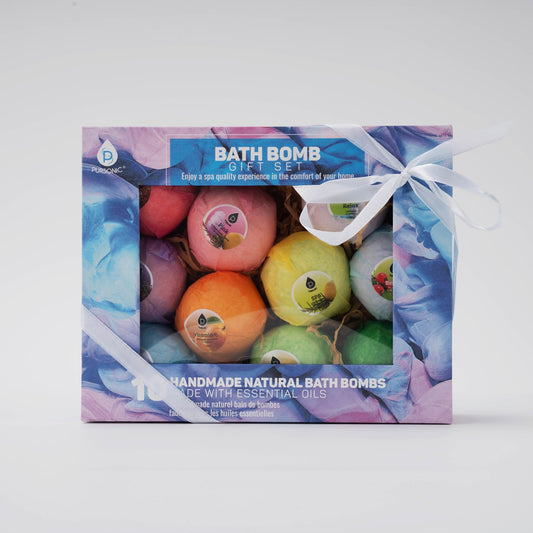 10 Pcs of Handmade, Natural and Organic Bath Bombs - Concordia Style Boutique