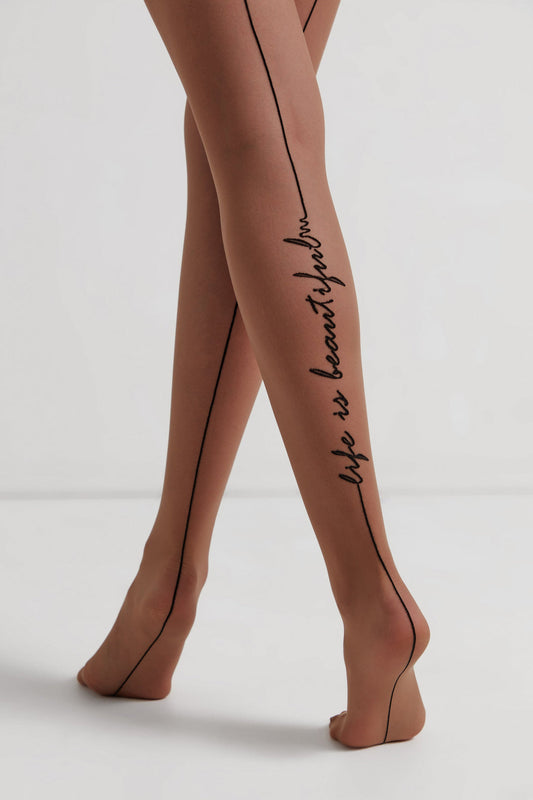 Fantasy Tights Conte Beauty - Seaming imitation and Tattoo Design - Concordia Style Boutique