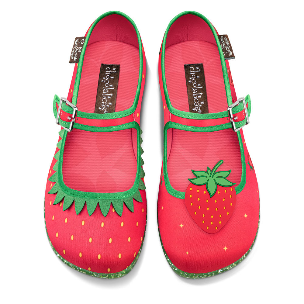 Chocolaticas® Berry Bliss Women's Mary Jane Flat - Concordia Style Boutique