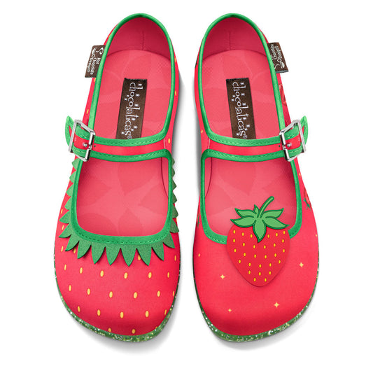 Chocolaticas® Berry Bliss Women's Mary Jane Flat - Concordia Style Boutique