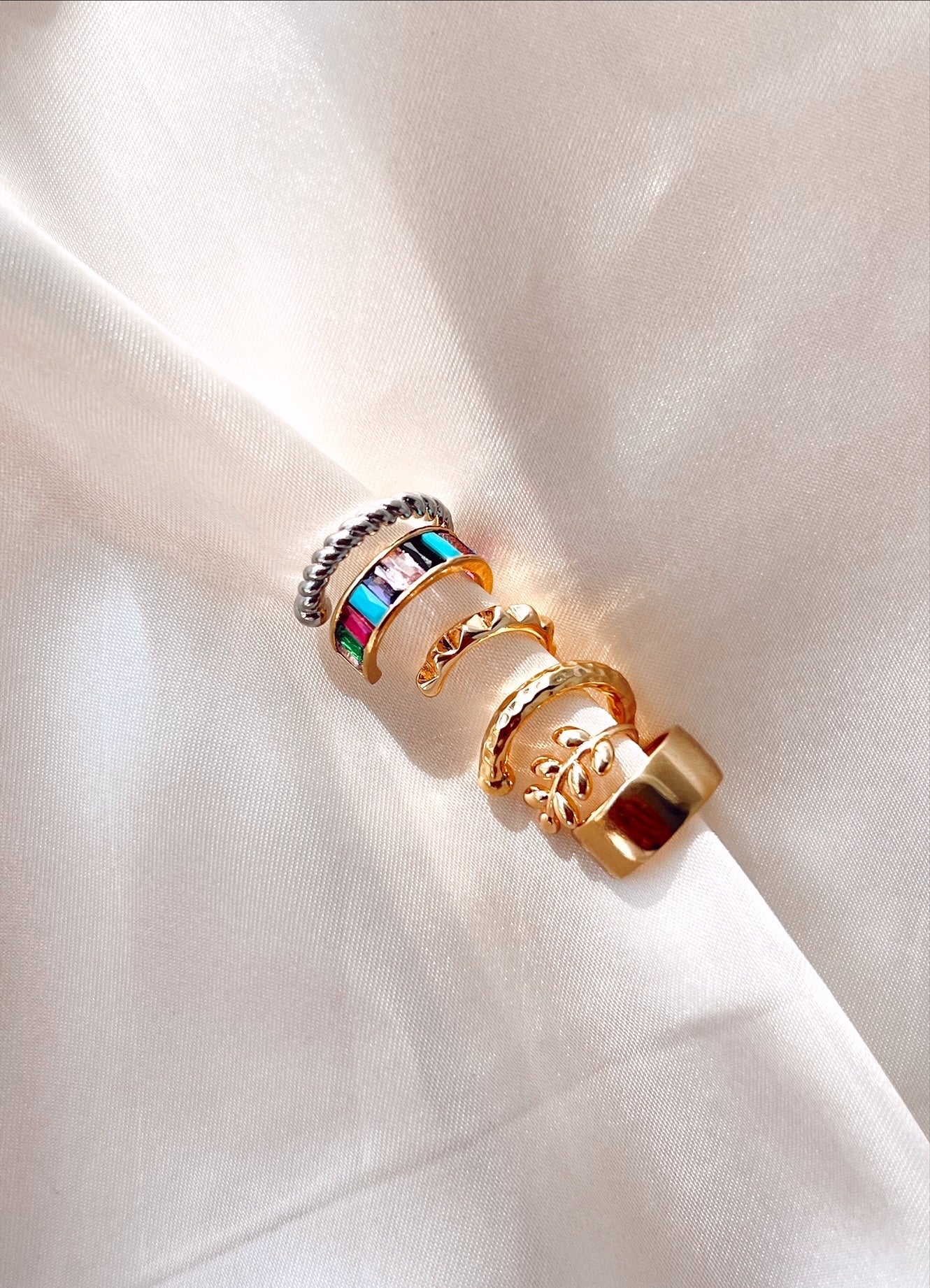 Full Spectrum Gold Cuff - Concordia Style Boutique