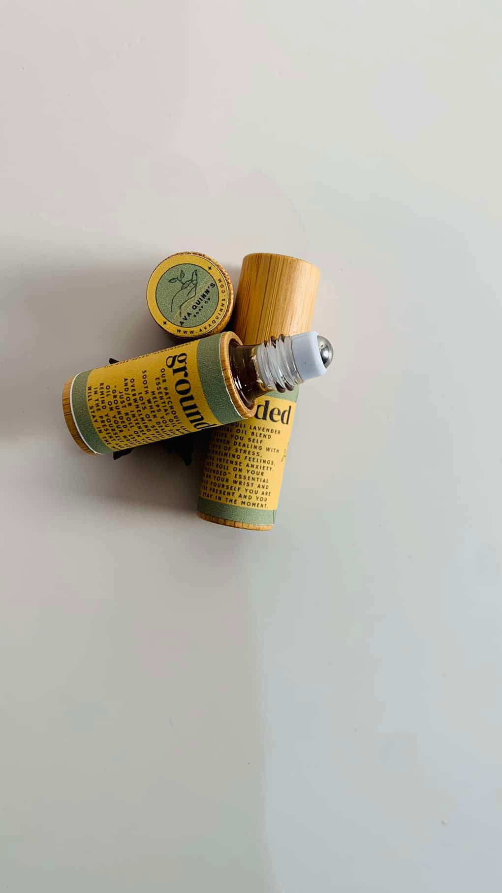 Grounding Essential Oil Blend Roll-On – Organic Ingredients