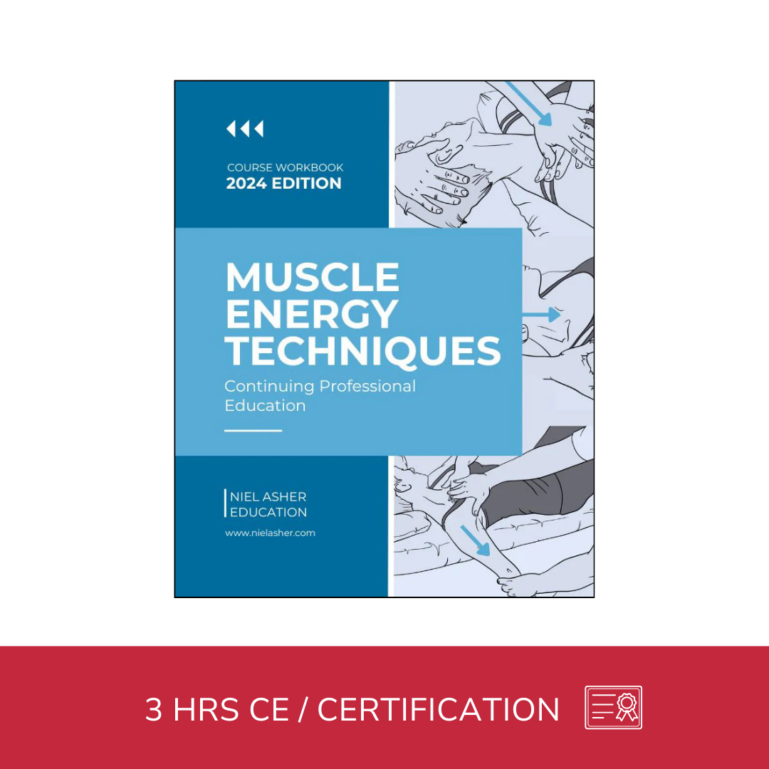 Muscle Energy Techniques - NAT Certification Course (3 hrs) - Concordia Style Boutique