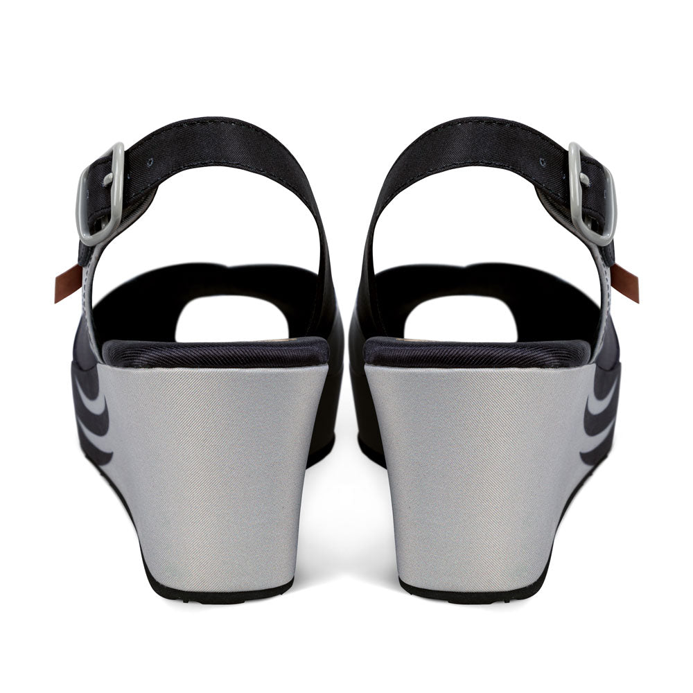 Chocolaticas® Black Birds Women's Sandal - Concordia Style Boutique