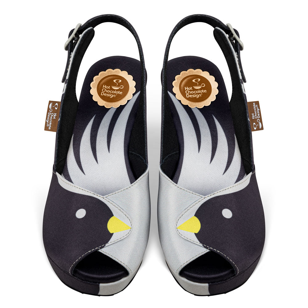 Chocolaticas® Black Birds Women's Sandal - Concordia Style Boutique