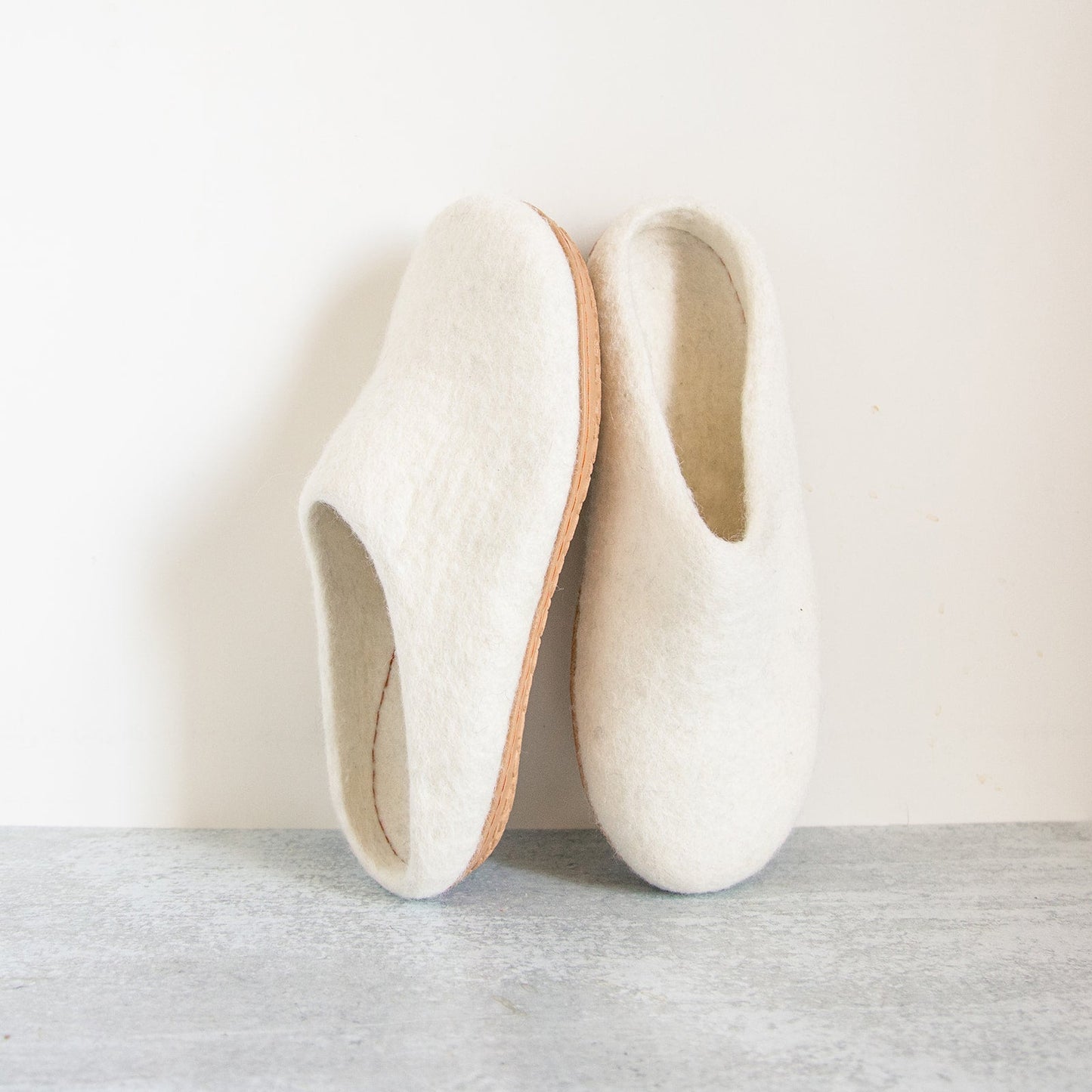 Snow White | Luxury Organic Merino Wool Slippers - Concordia Style Boutique