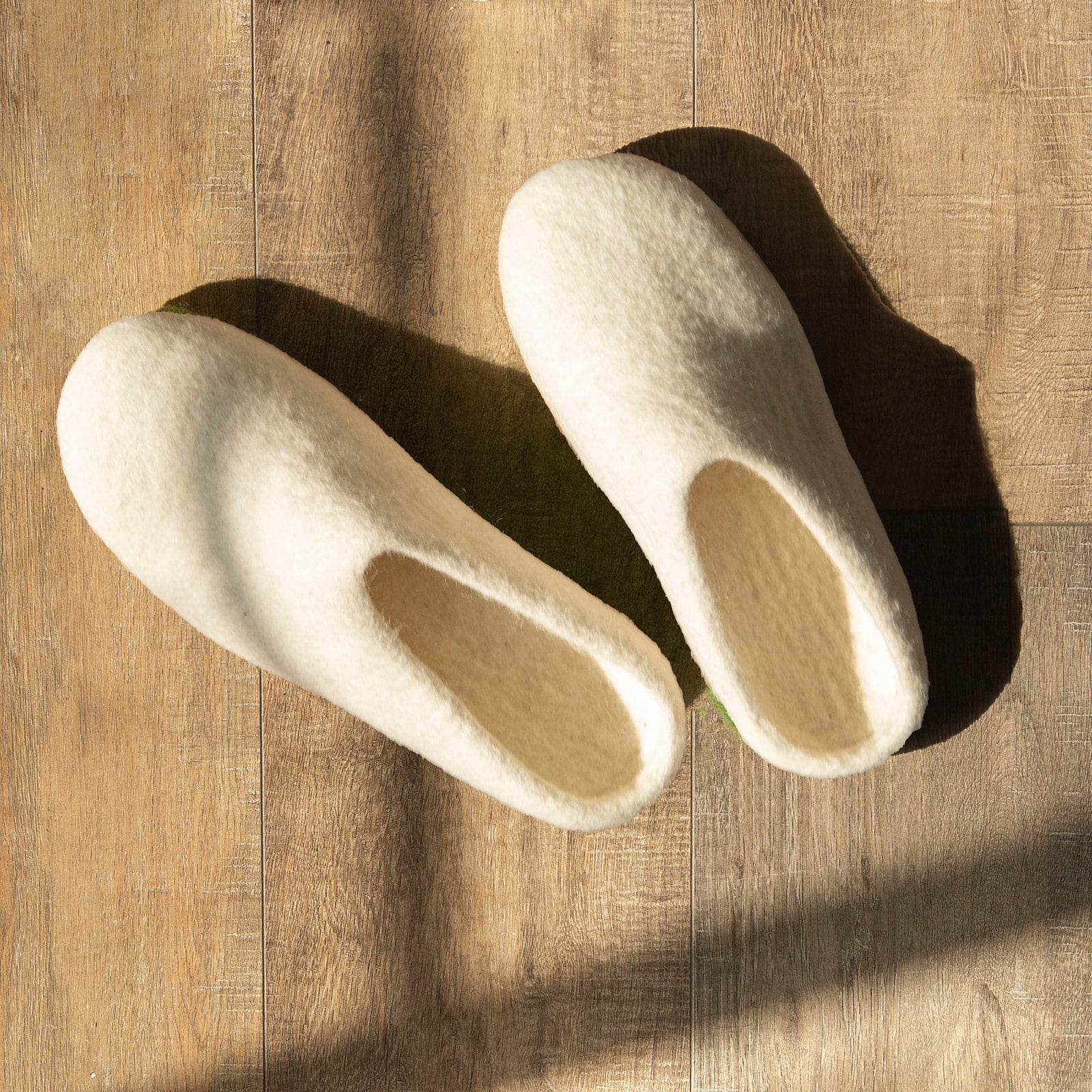 Snow White | Luxury Organic Merino Wool Slippers - Concordia Style Boutique