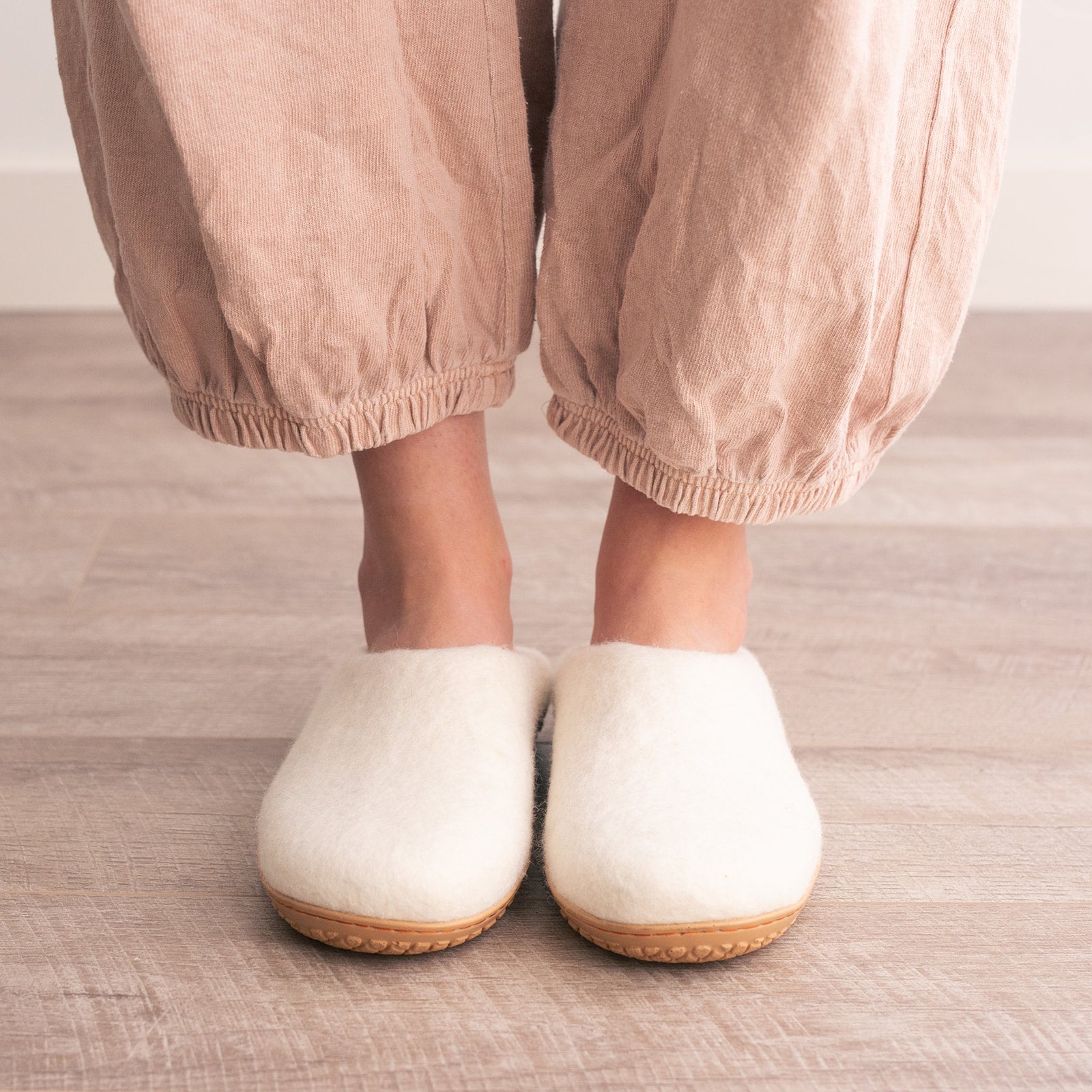 Snow White | Luxury Organic Merino Wool Slippers - Concordia Style Boutique