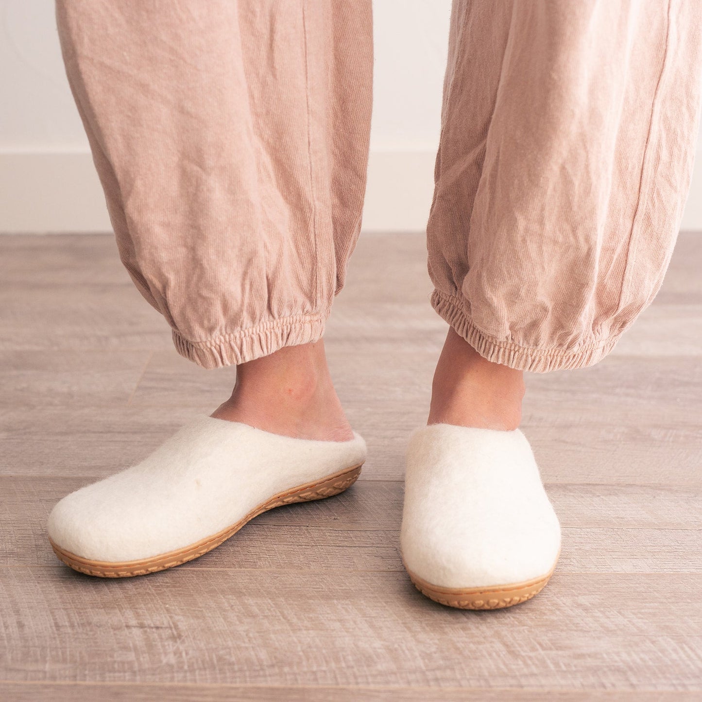 Snow White | Luxury Organic Merino Wool Slippers - Concordia Style Boutique