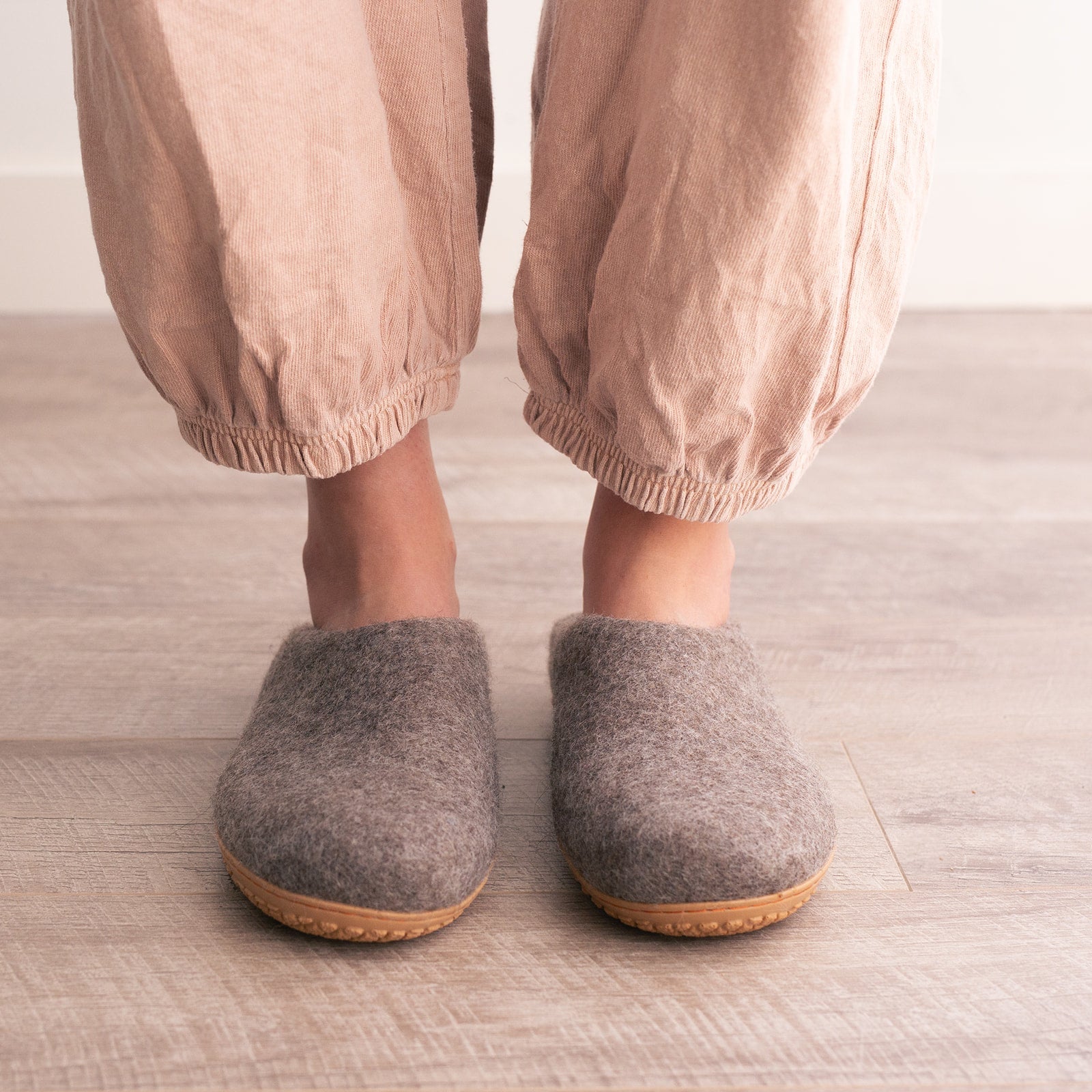 Earth Brown | Luxury Organic Merino Wool Slippers - Concordia Style Boutique