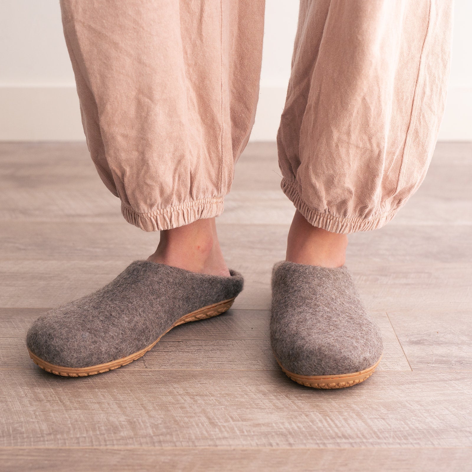 Earth Brown | Luxury Organic Merino Wool Slippers - Concordia Style Boutique
