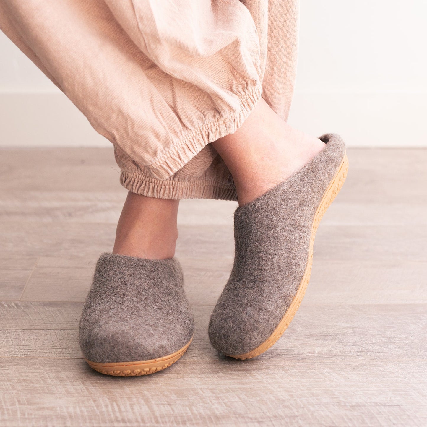 Earth Brown | Luxury Organic Merino Wool Slippers - Concordia Style Boutique