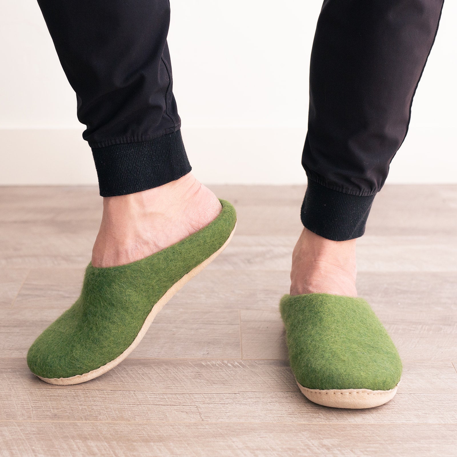Mens Organic Merino Wool Slippers - Concordia Style Boutique