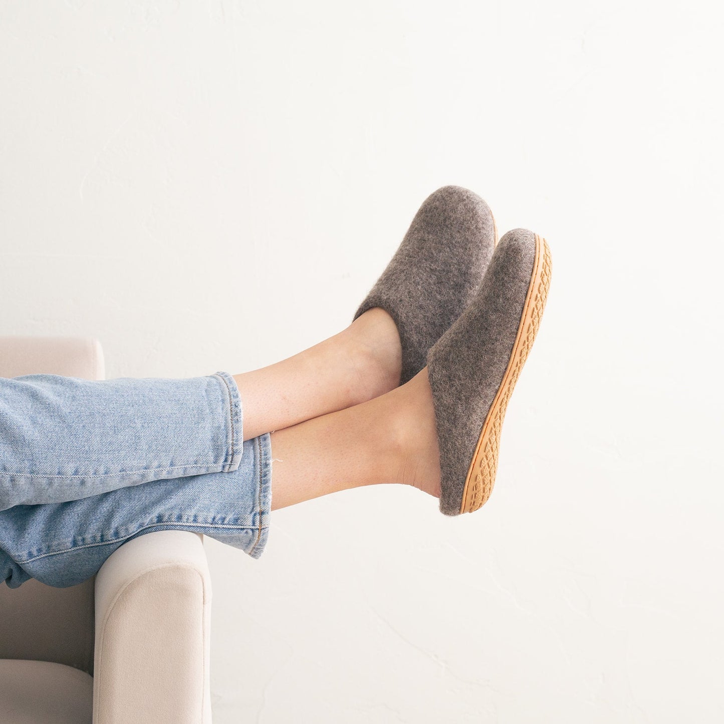 Earth Brown | Luxury Organic Merino Wool Slippers - Concordia Style Boutique
