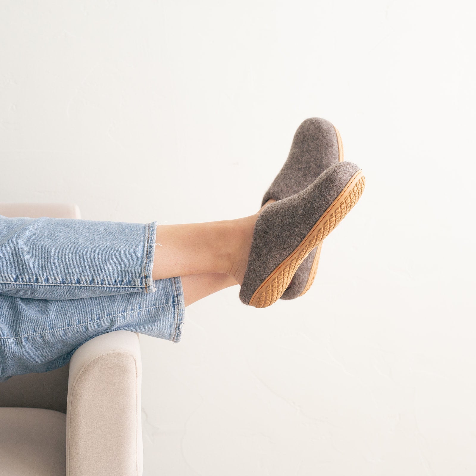 Earth Brown | Luxury Organic Merino Wool Slippers - Concordia Style Boutique