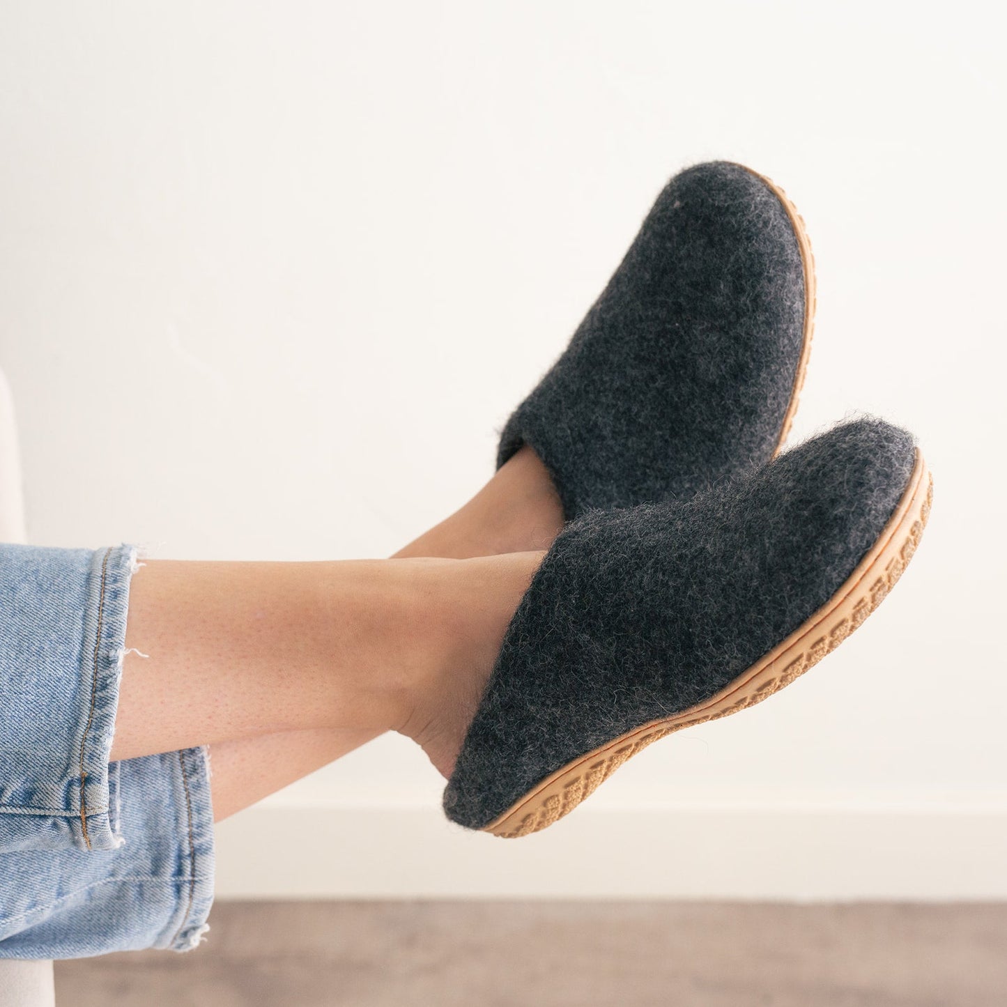 Stone Gray | Luxury Organic Merino Wool Slippers - Concordia Style Boutique
