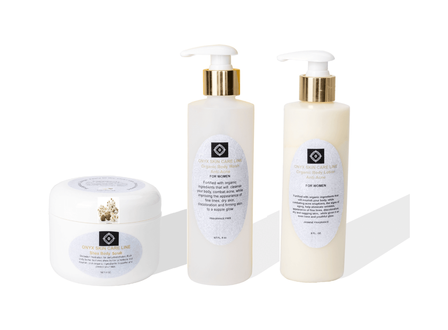 THREE STEP ANTI-ACNE BODY SYSTEM - Six Fragrances - for WOMEN - Concordia Style Boutique
