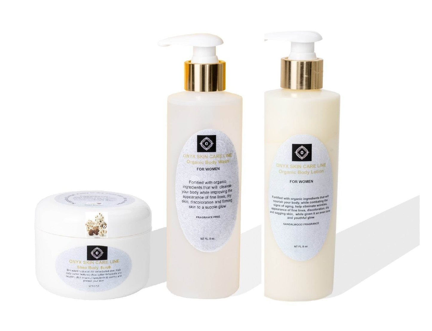 ORGANIC THREE STEP DRY SKIN CARE SYSTEM - for WOMEN Five Fragrances - Concordia Style Boutique