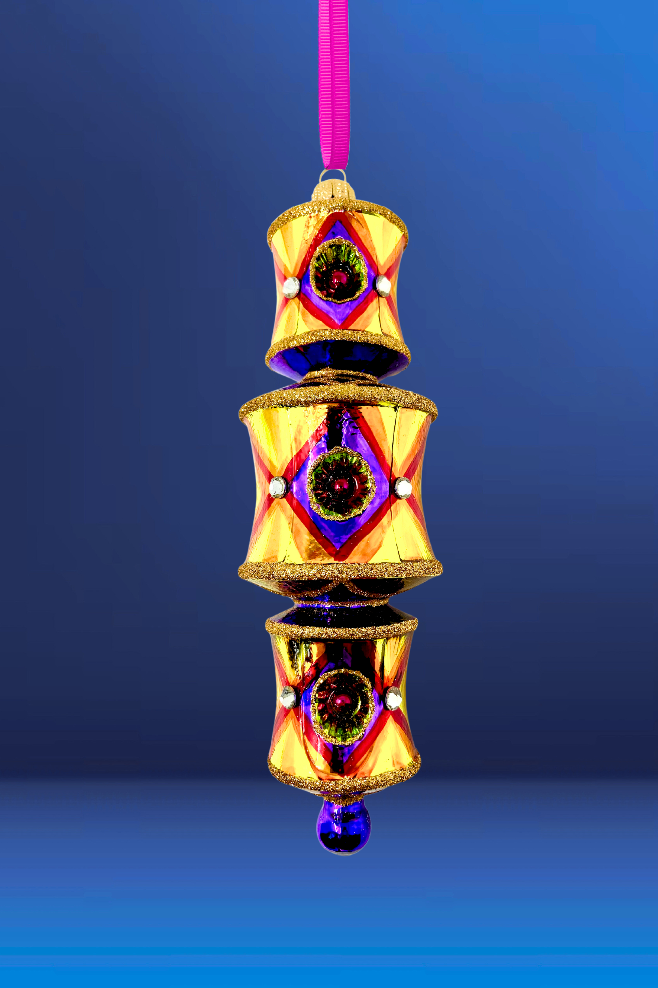 Bright Lights Dazzler Glass Ornament