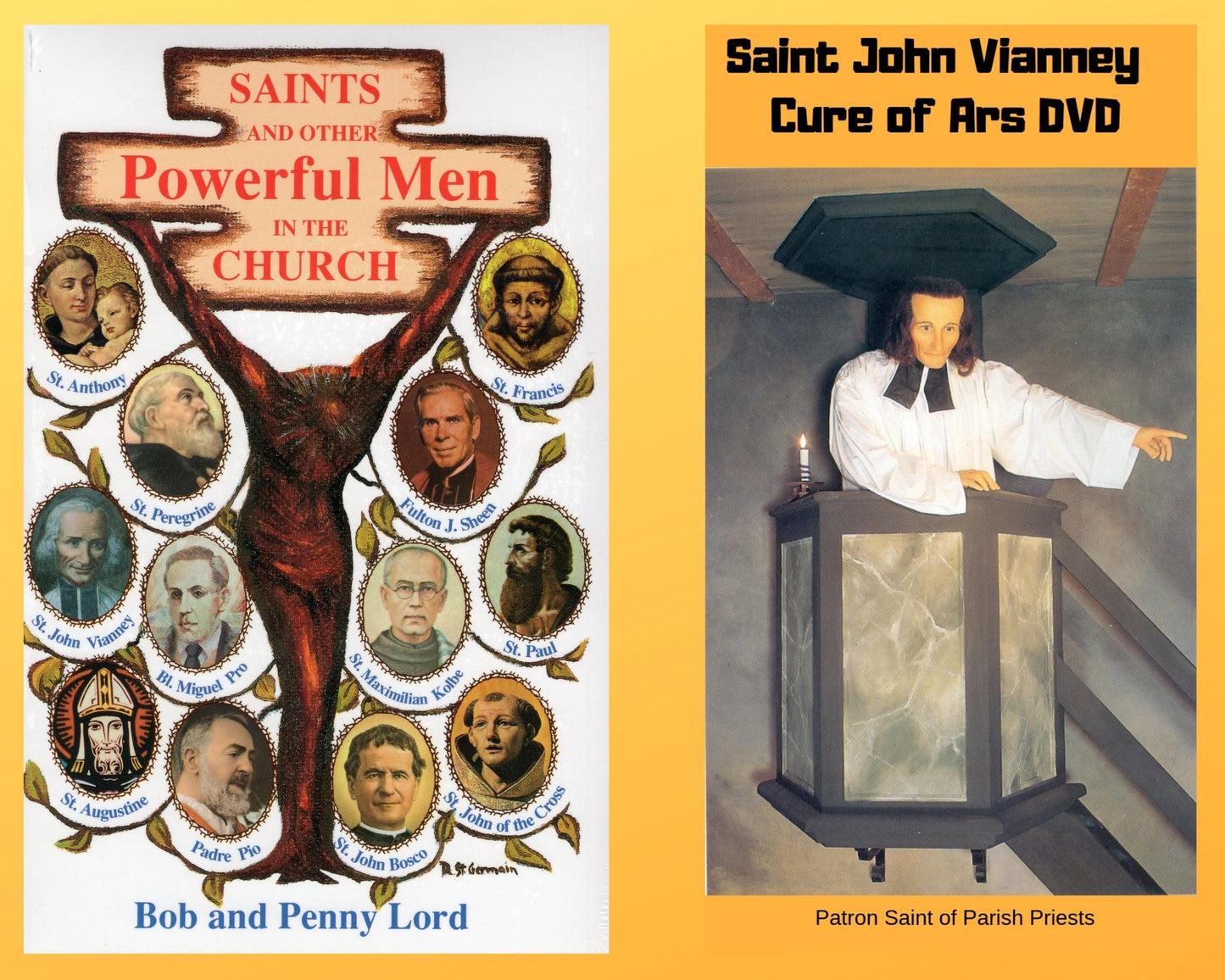 Saints and Other Powerful Men Book and Companion Saint John Vianney DVD Free Shipping